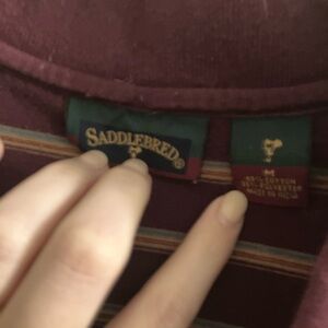 Saddlebred Maroon Shirt